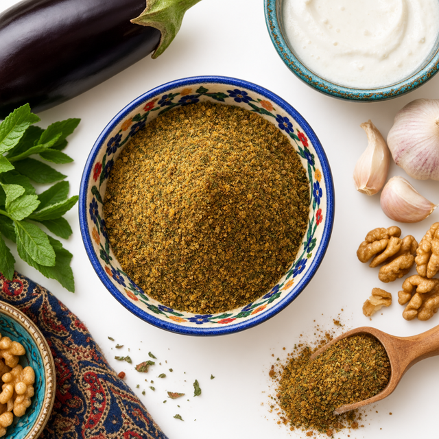 ادویه کشک و بادمجان اصیل پرمیوم(زعفران،گردو)