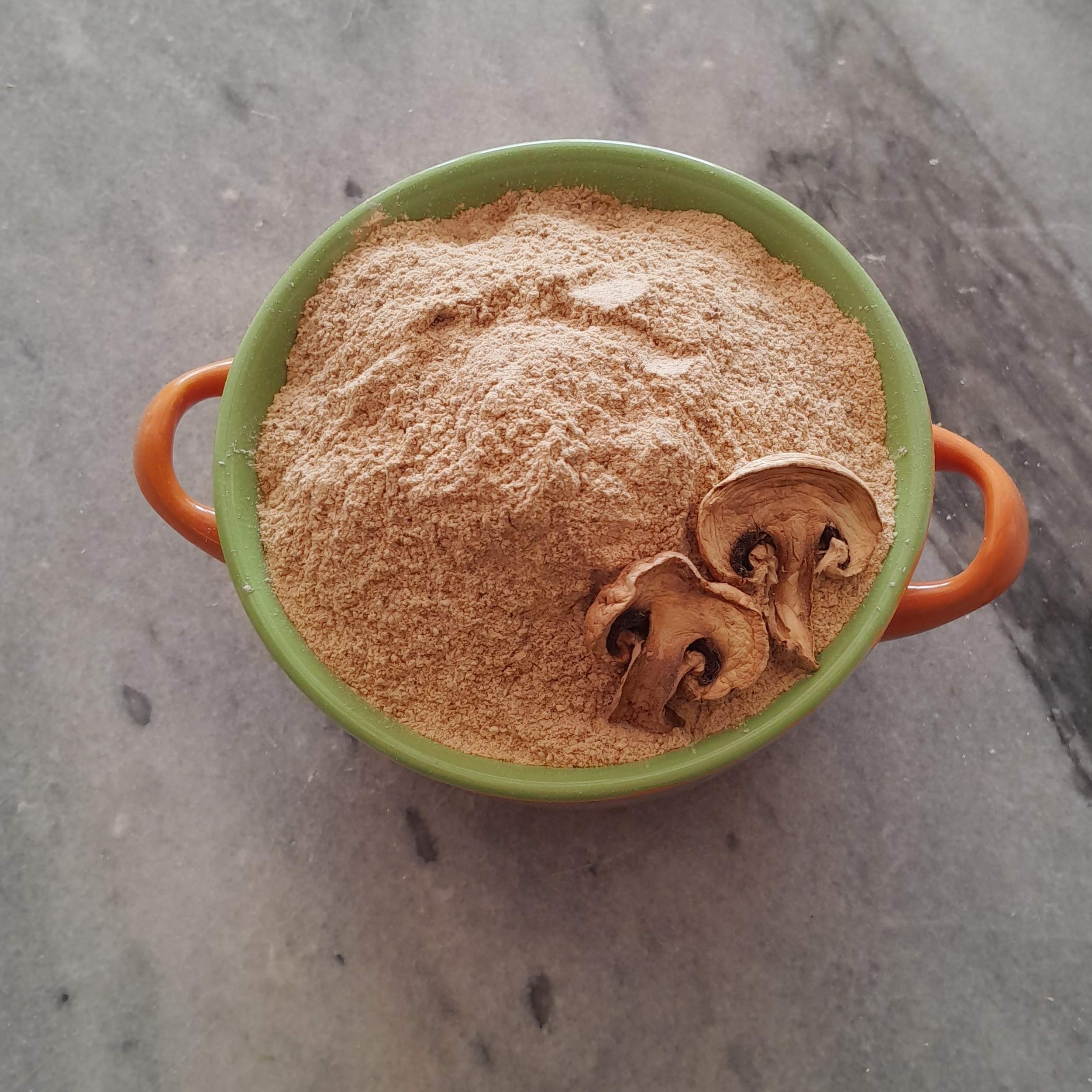 پودر قارچ دکمه ای
